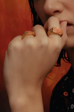 Anillo Magma Naranja