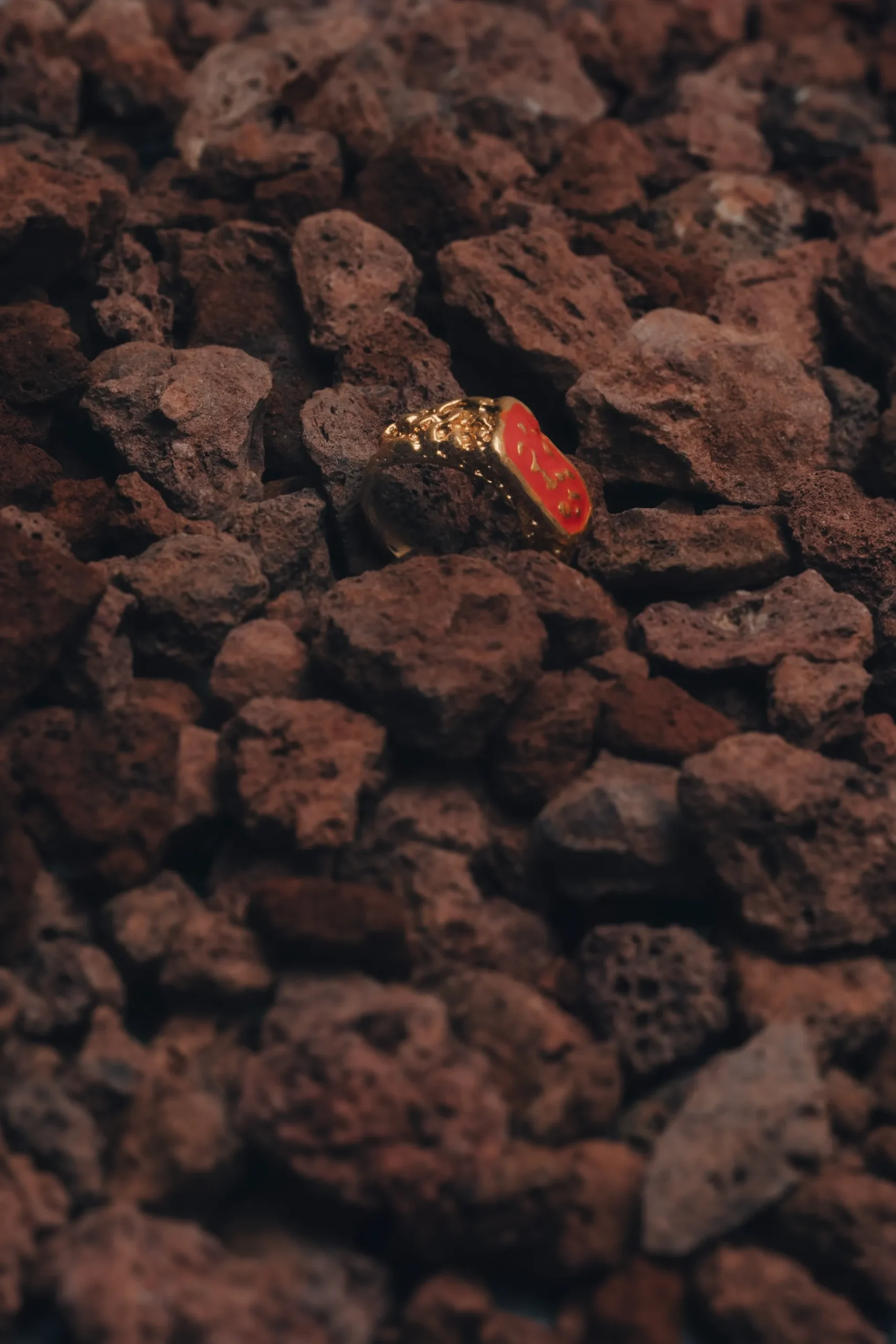 Anillo Magma Naranja