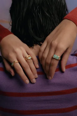Anillo Magma Turquesa
