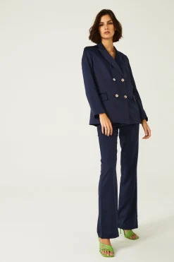 Blazer Azul Marino con Botones