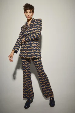 Blazer Azul Marino Lince