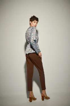Blusa Azul Claro Mariposas