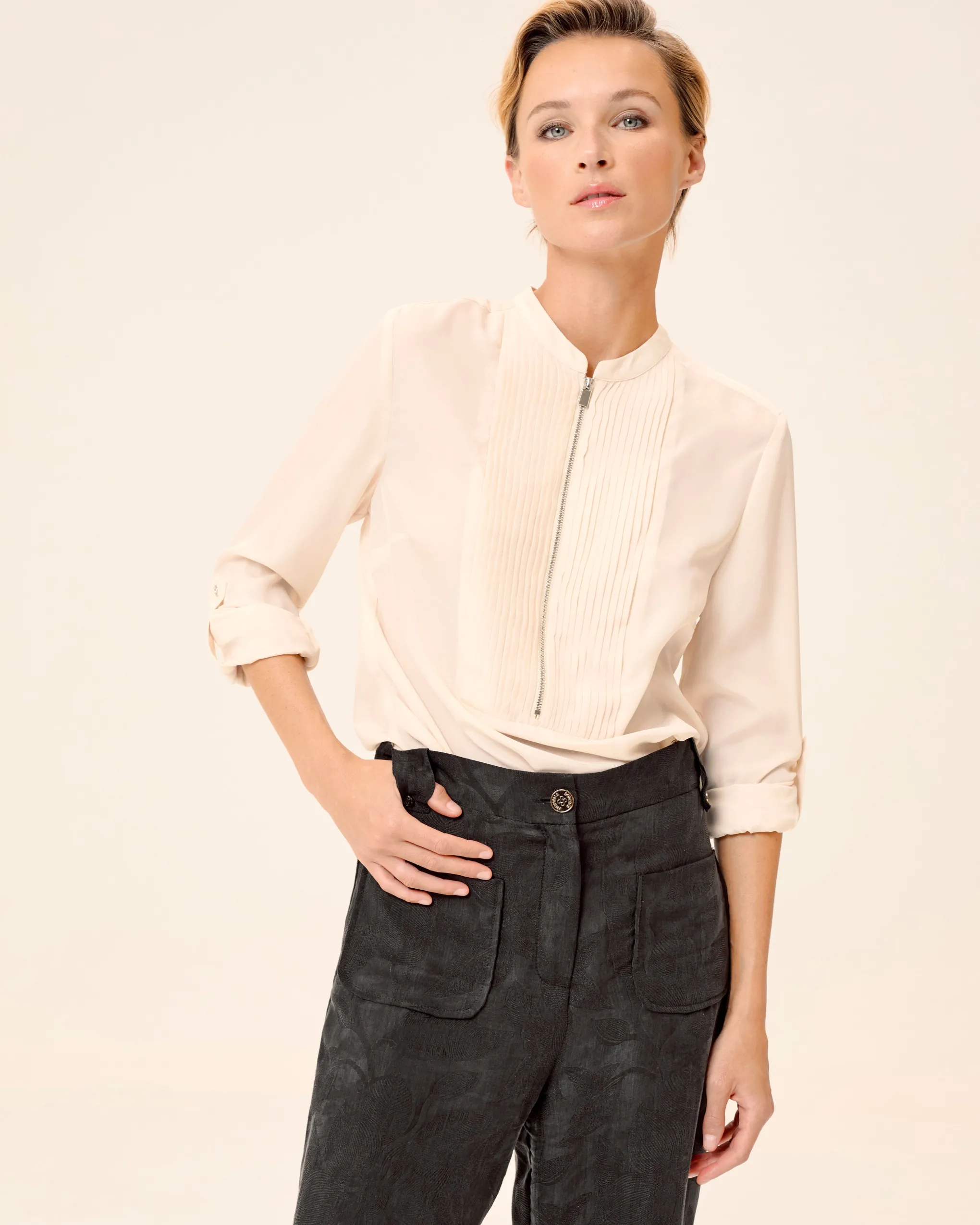Blusa Beige Elegante Amour