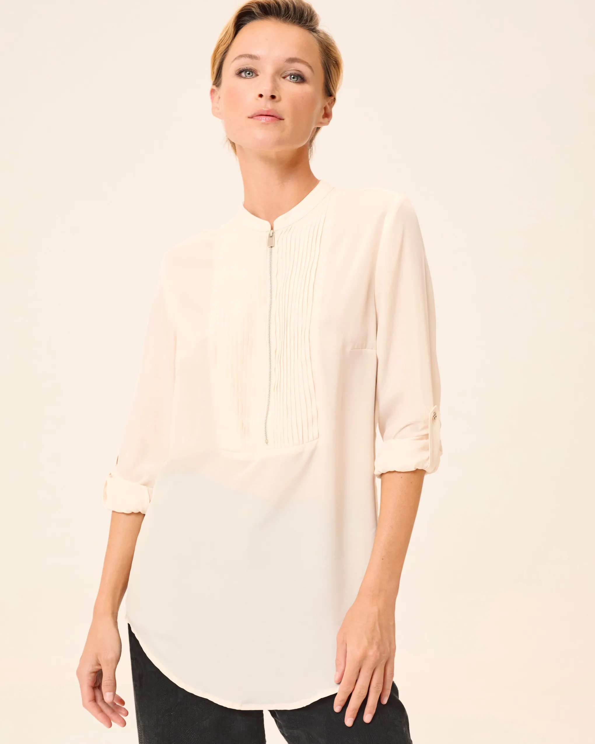 Blusa Beige Elegante Amour