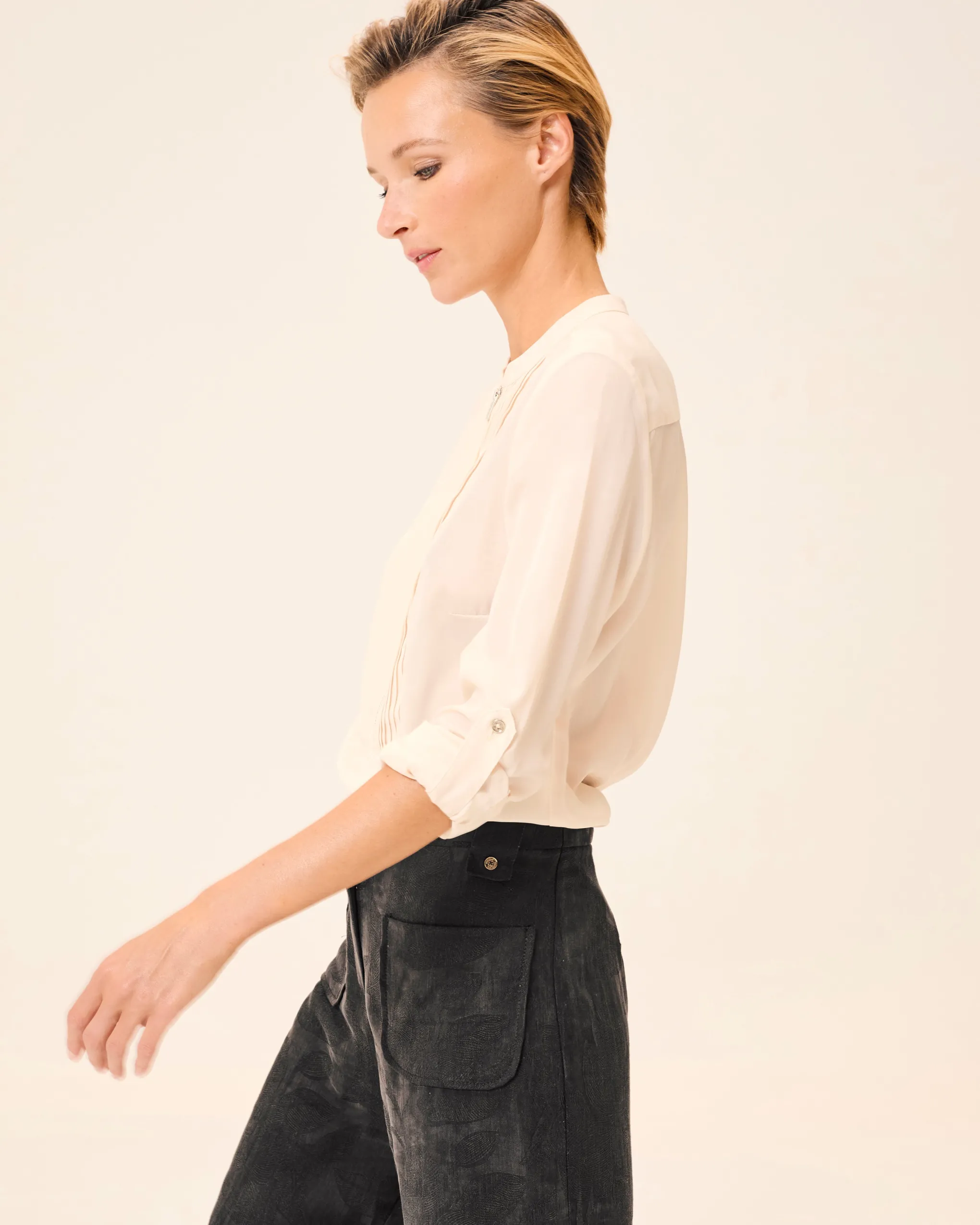 Blusa Beige Elegante Amour