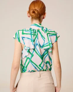 Blusa Con Lazo Lena