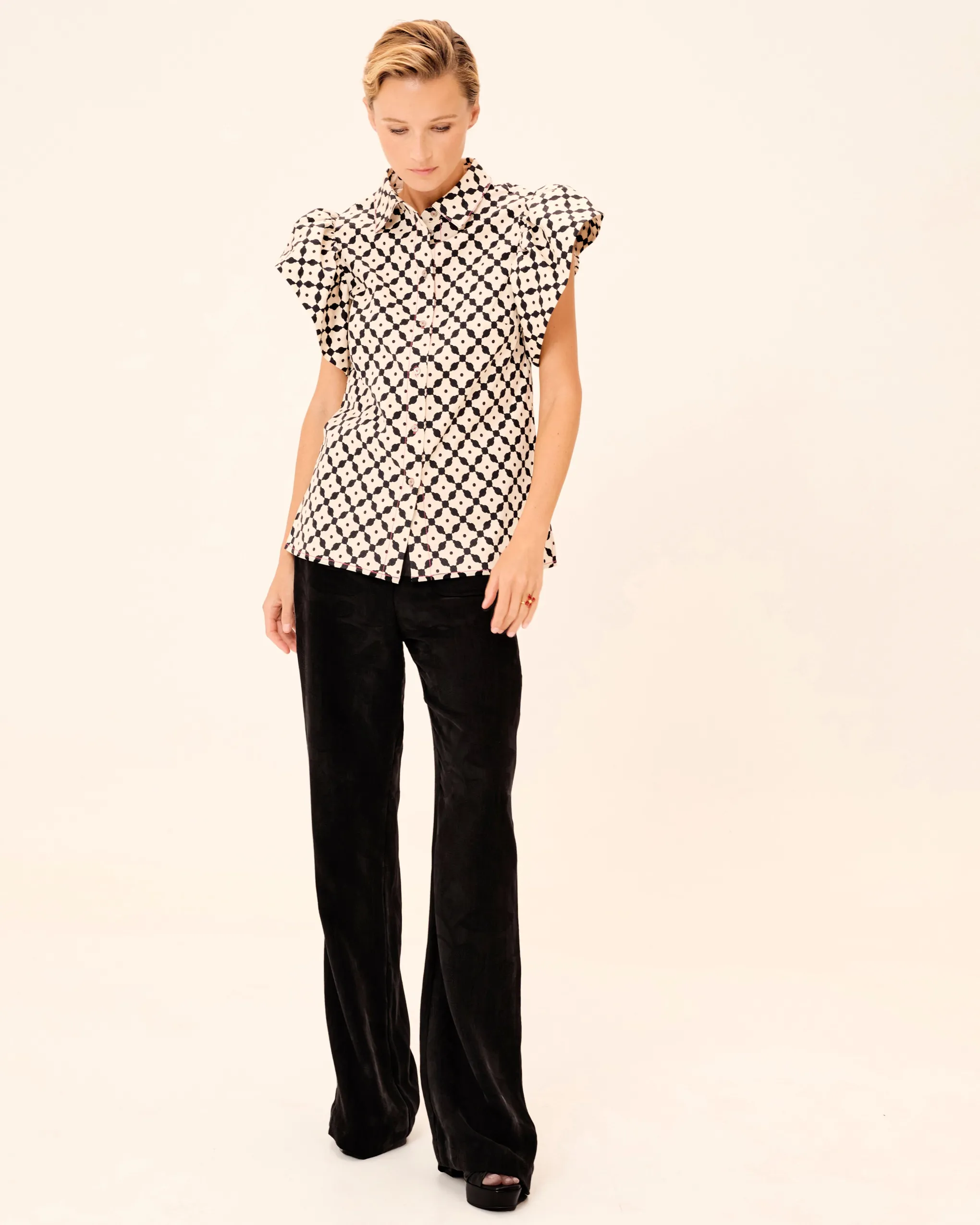 Blusa Con Volantes Lune
