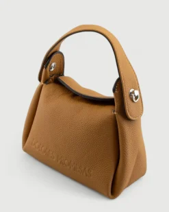 Bolso de mano de Piel Vivaz Camel