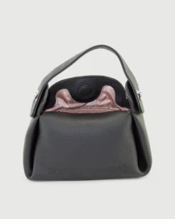 Bolso de mano de Piel Vivaz Negro