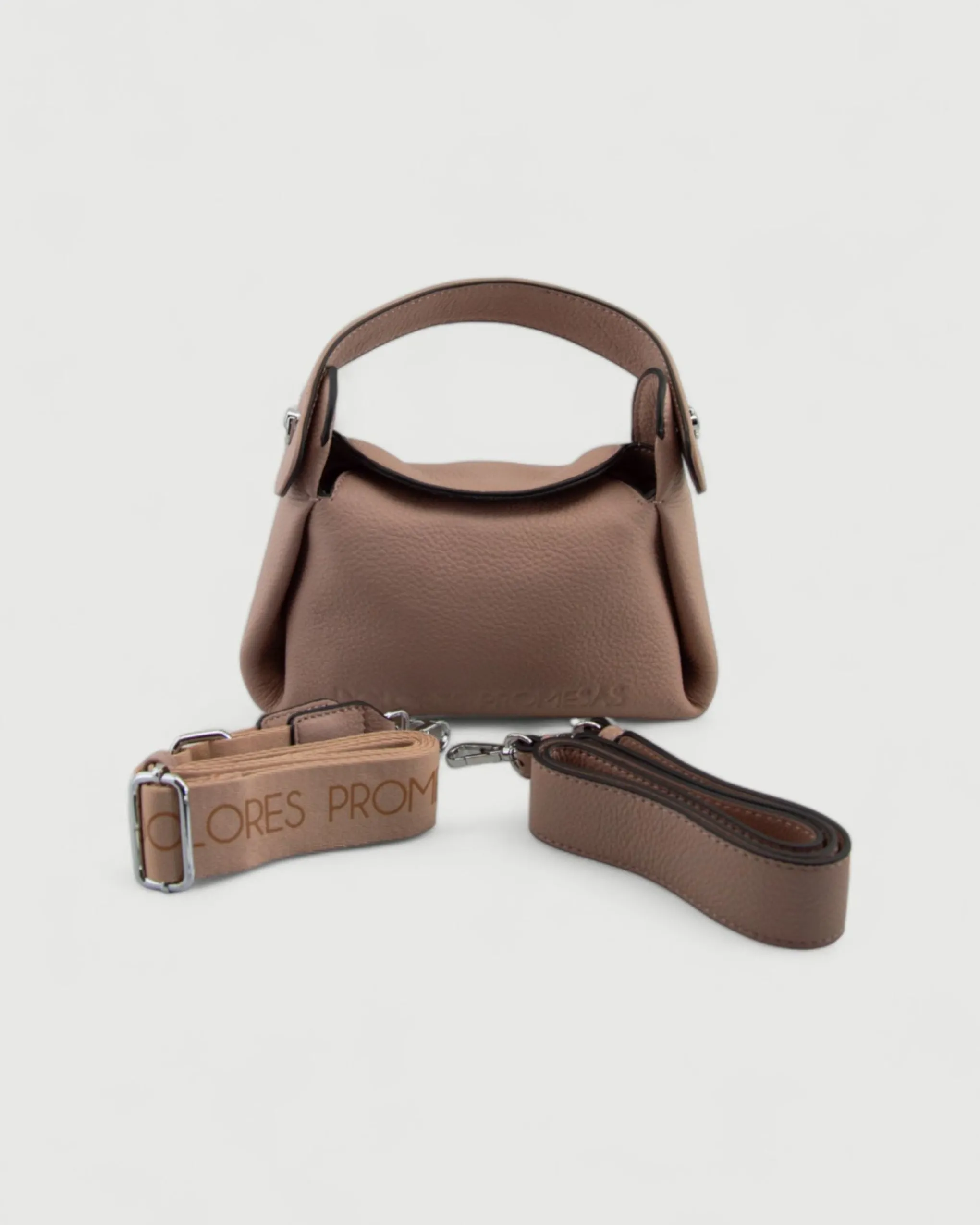 Bolso de mano de Piel Vivaz Nude