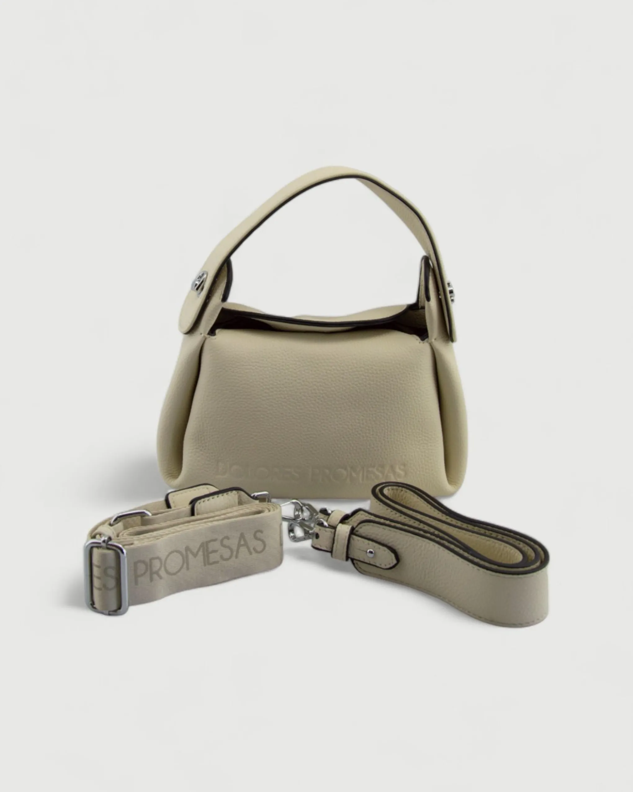 Bolso de mano de Piel Vivaz Crudo