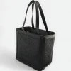 Bolso de Rafia Astuta en Negro