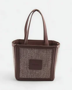 Bolso de Rafia Astuta en Nude