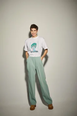 Camiseta Blanca Dolores Gafas Verde