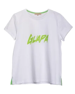 Camiseta frase "guapa" verde glow