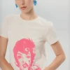 Camiseta Ilustrada Beige Dolores
