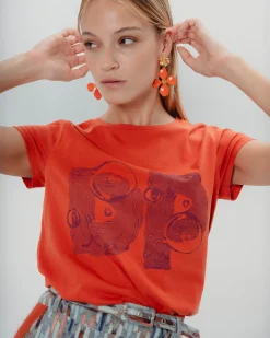 Camiseta Naranja Vibrante