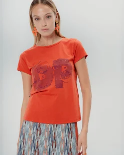 Camiseta Naranja Vibrante