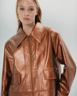 Chaqueta metalizada Bella