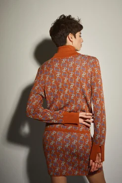 Chaqueta Punto Marrón