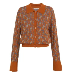 Chaqueta Punto Marrón