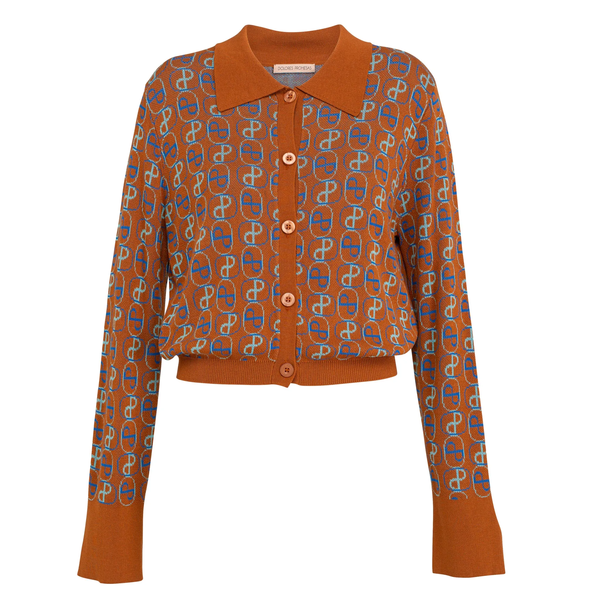 Chaqueta Punto Marrón