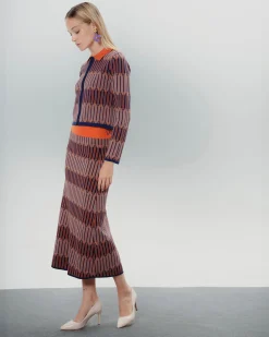 Chaqueta Tipo Polo Geométrica Luna