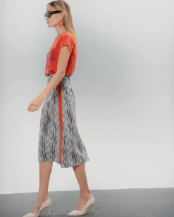 Falda midi vuelo Carolina
