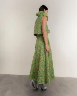 Falda tropical Verde