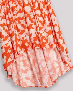 Falda Volante Estampada Zia