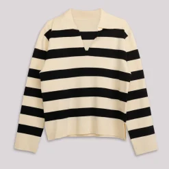 Jersey Cuello Polo Rayas