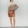 Jersey Estampado Beige y Marrón Eva