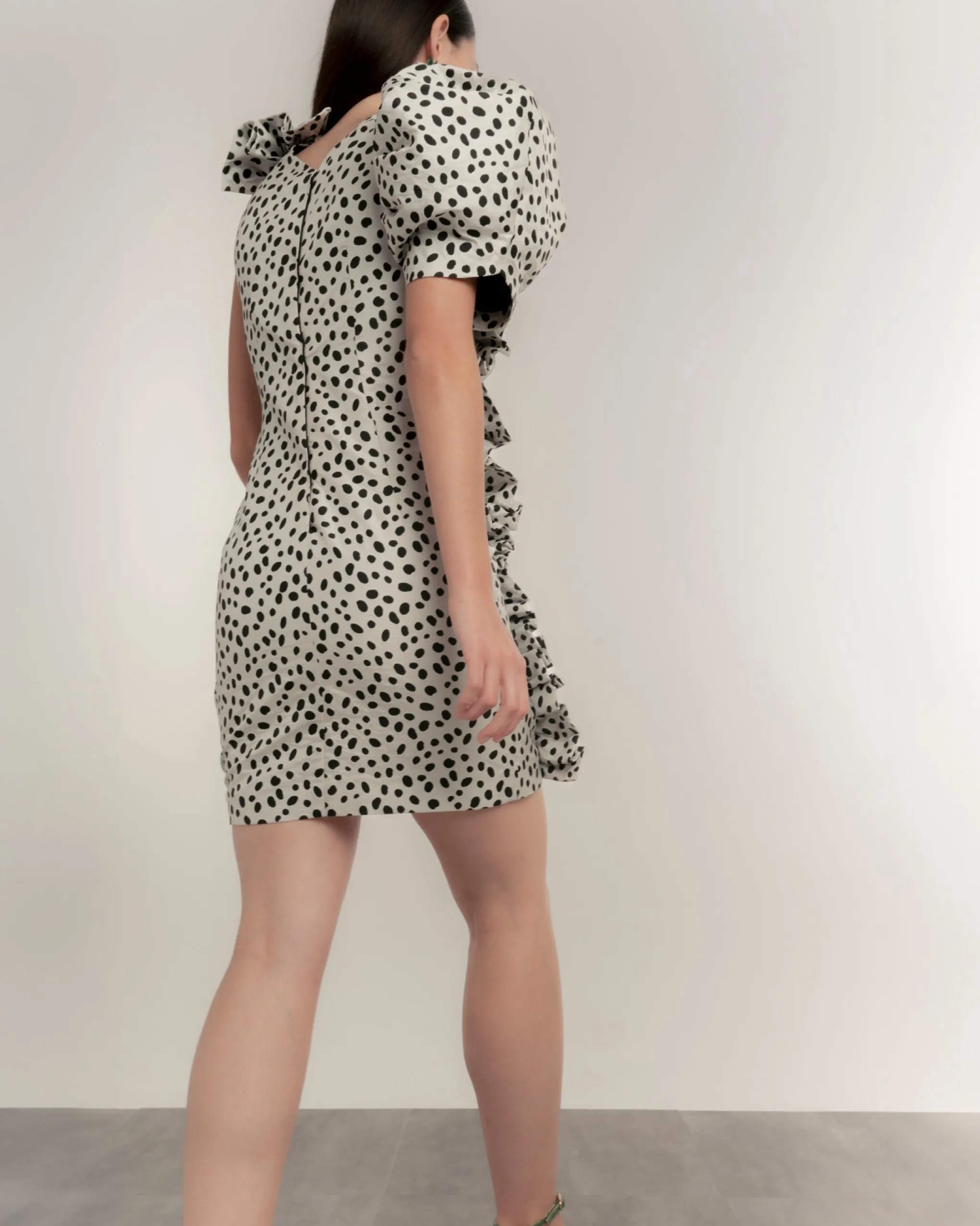 Mini Vestido de Lunares Spotlight