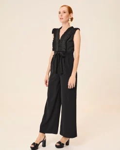 Mono Negro Volantes Clair