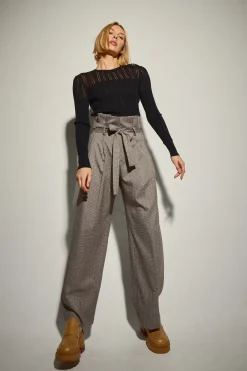 Pantalón Baggy Gris