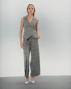Pantalón pata de gallo Margot
