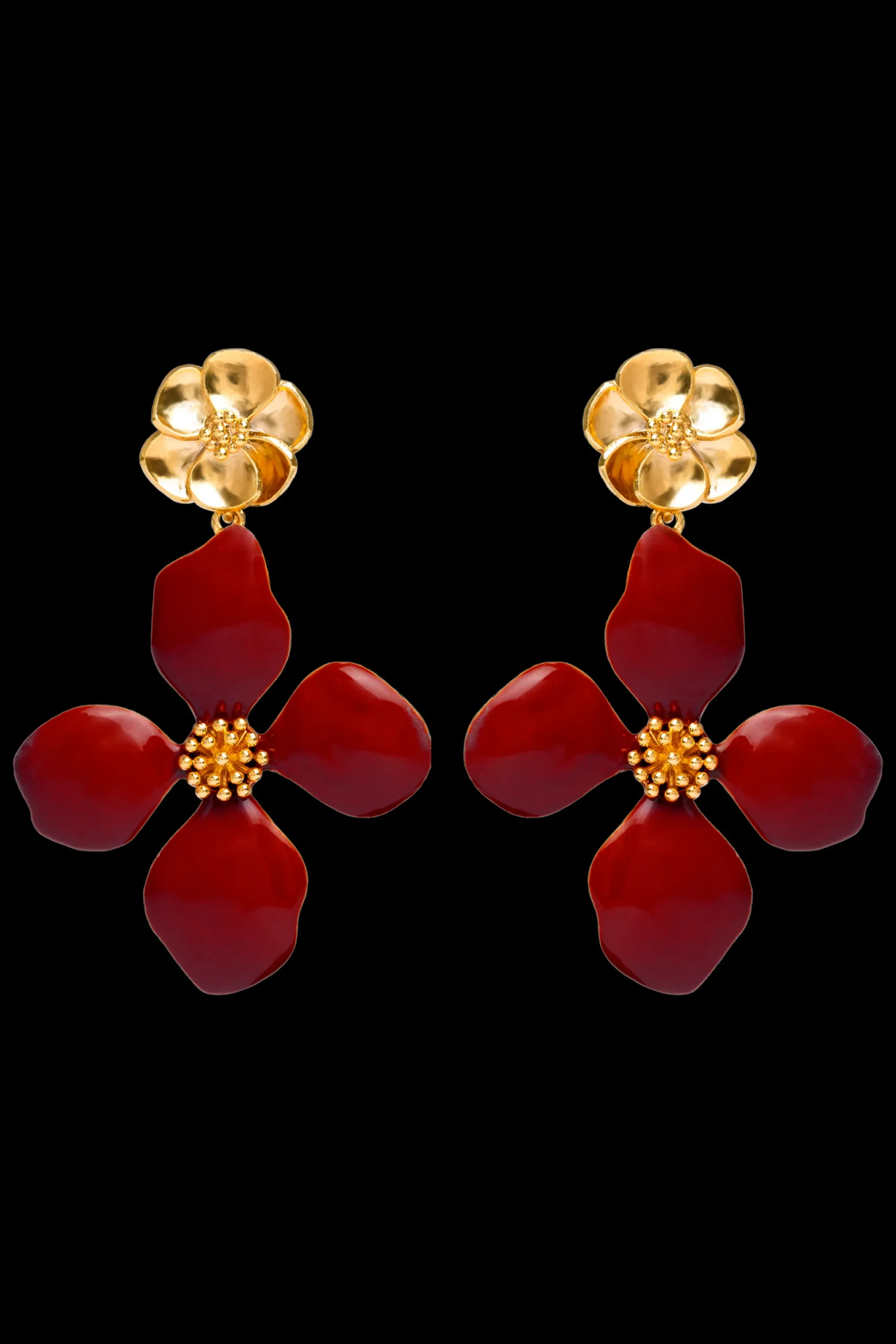 Pendientes Cassia Granate