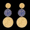 Pendientes Geiser Azul