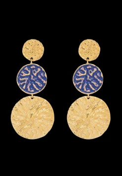Pendientes Geiser Azul
