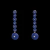 Pendientes Hibiscus Azul