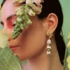 Pendientes Lirium Blancos