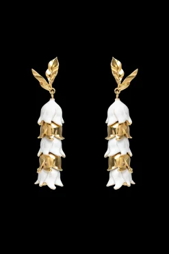 Pendientes Lirium Blancos