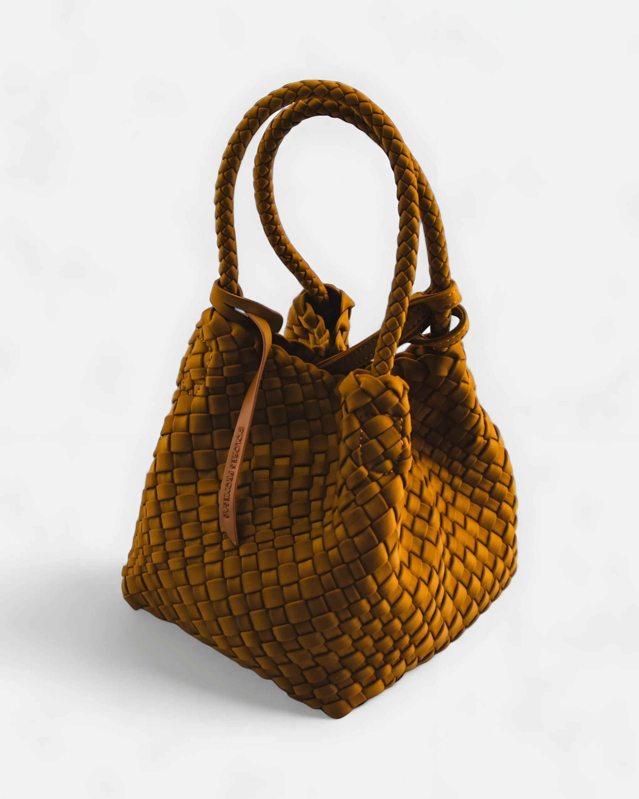 Saco Trenzado Única Camel