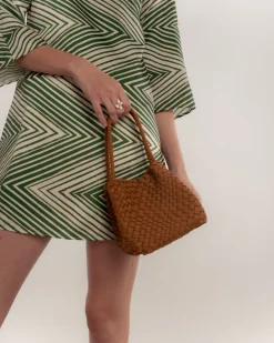 Saco Trenzado Única Camel