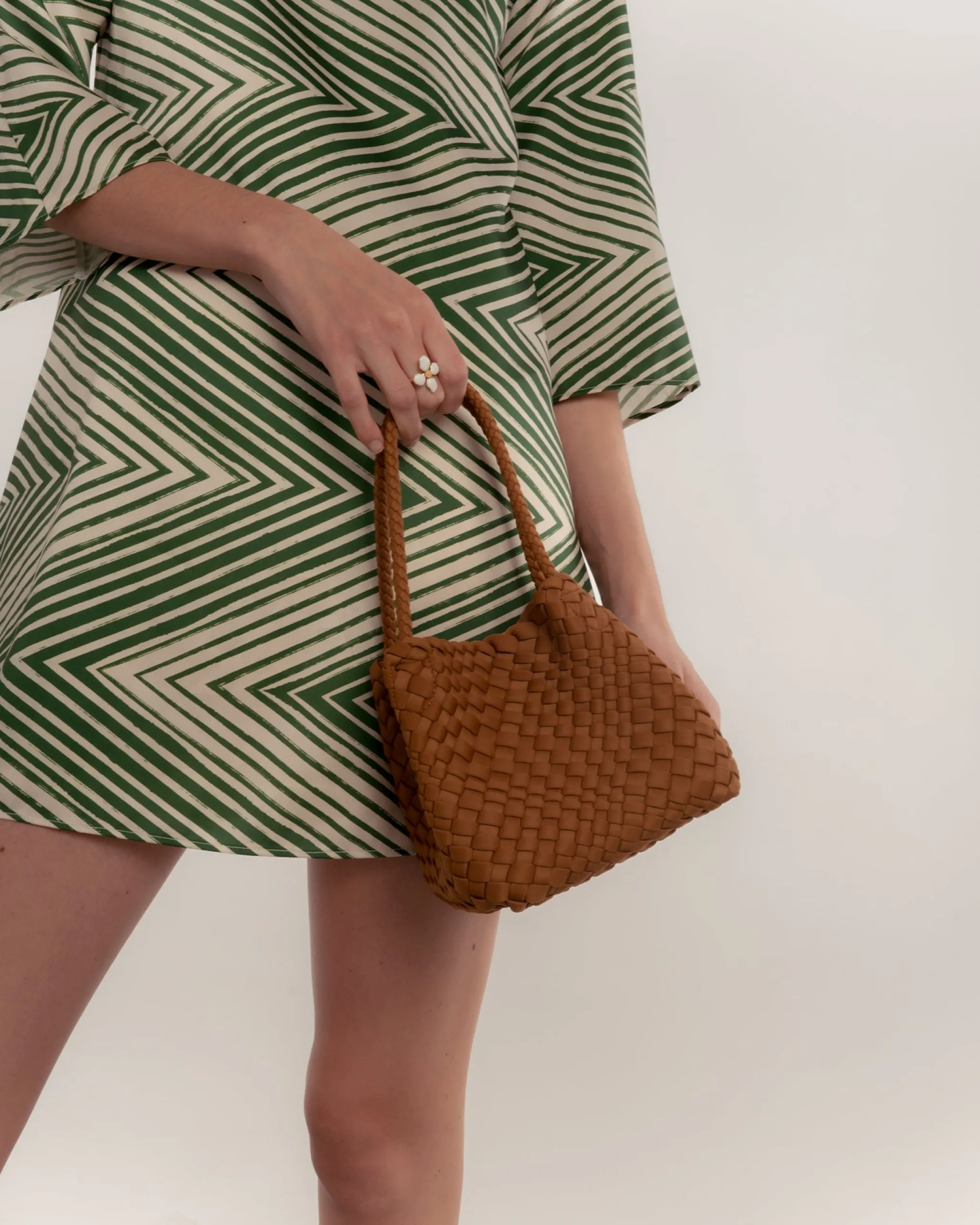Saco Trenzado Única Camel