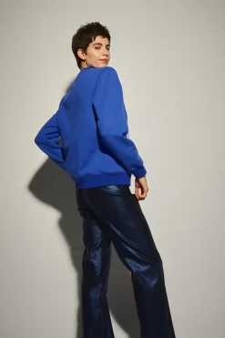 Sudadera Azul Eléctrico Dolores Promesas