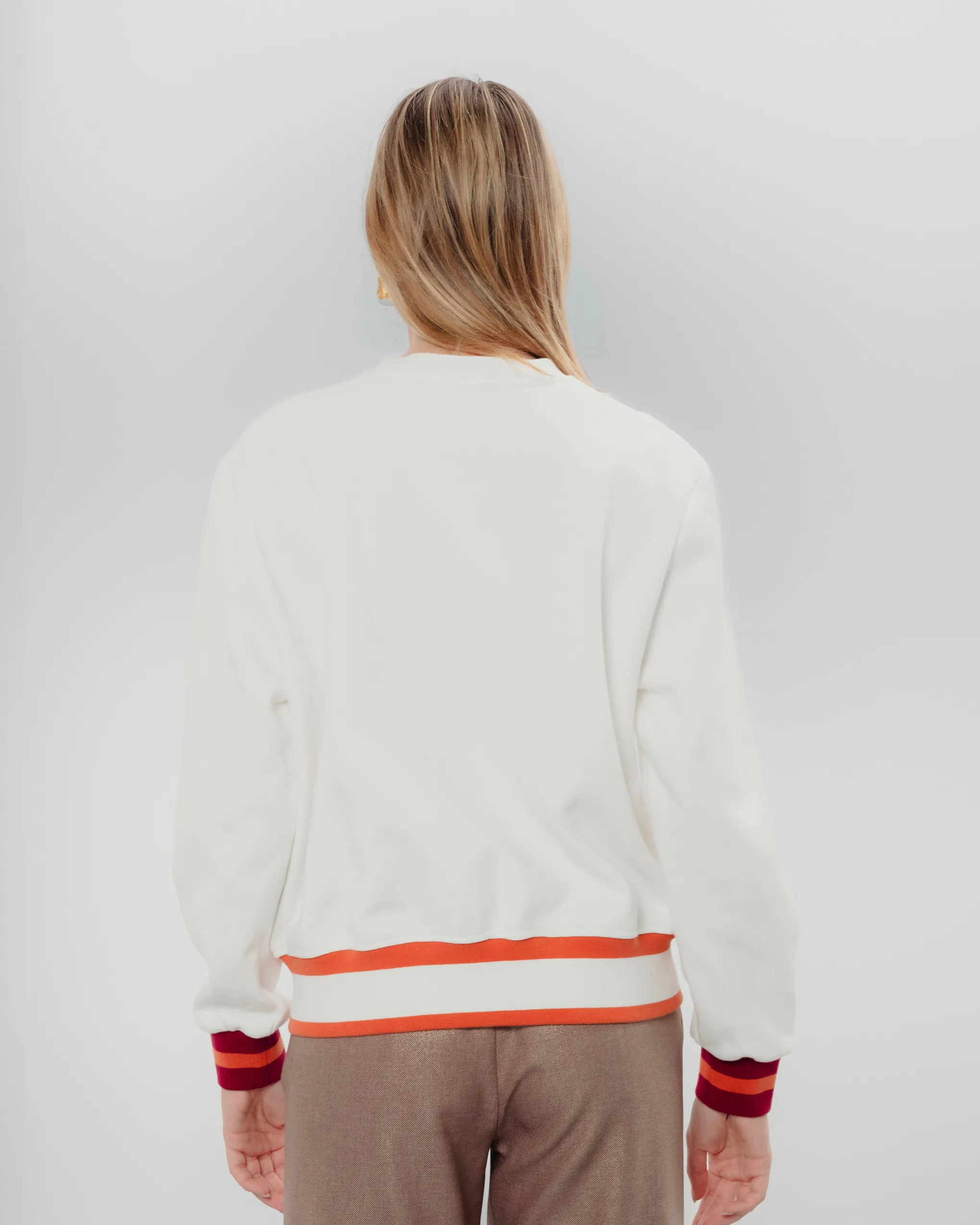 Sudadera Blanca Diana Multicolor