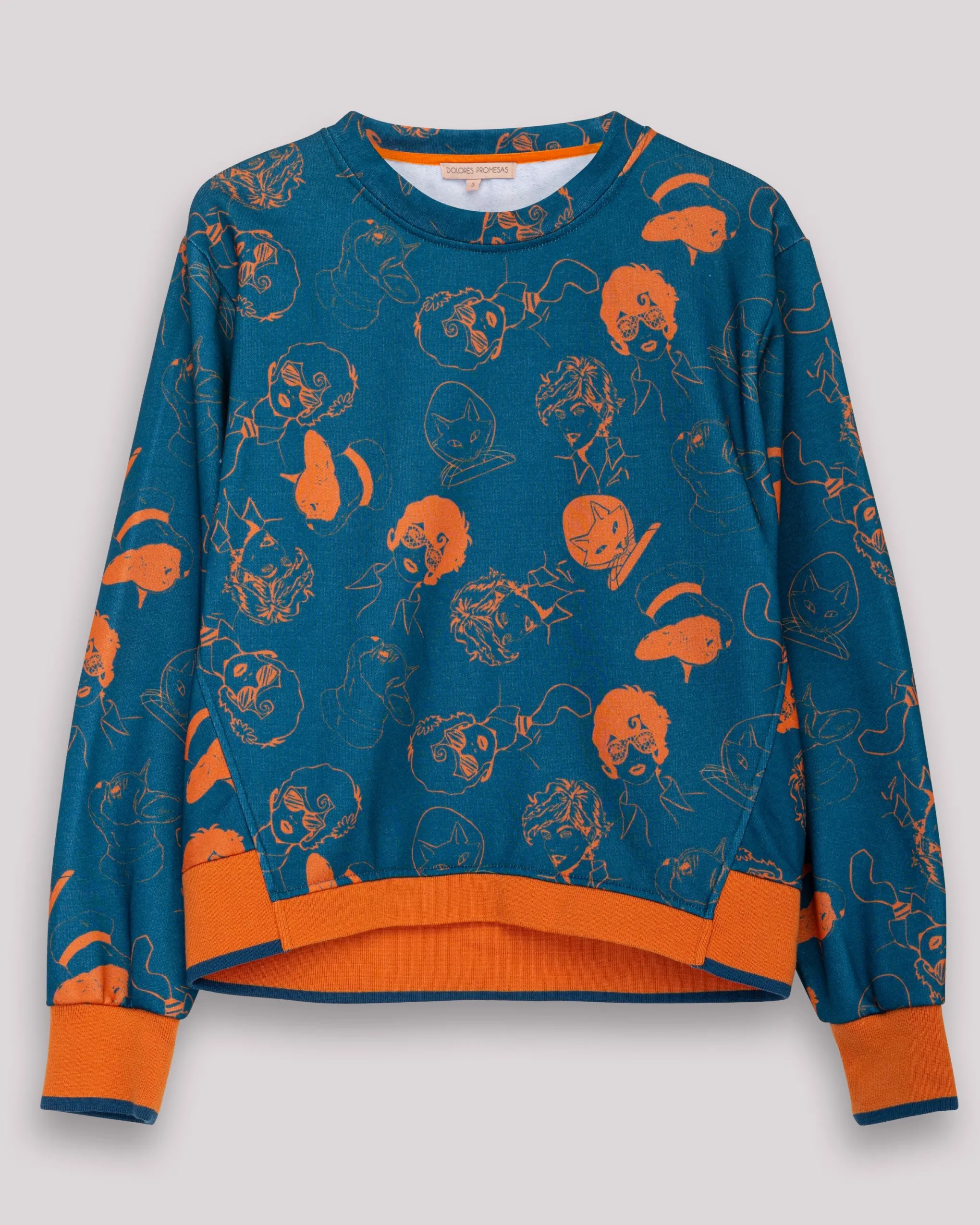 Sudadera Marina Azul Naranja