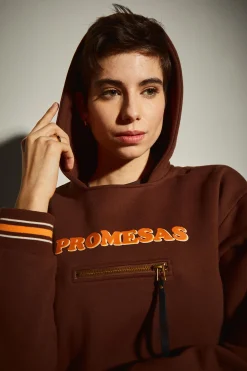 Sudadera Marrón Promesas