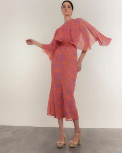Vestido con capa Mystic Garden